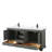 Deborah 72'' Double Bathroom Vanity with Marble Top-51712419-80205272-51712422