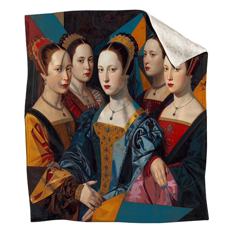 Couvertures style Renaissance, 60in W x 80in H