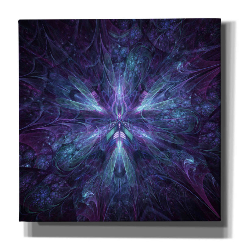 Impression sur toile «Majidah Expanse Warp» par Cameron Gray, H 12 po x l 12 po x P 0,75 po