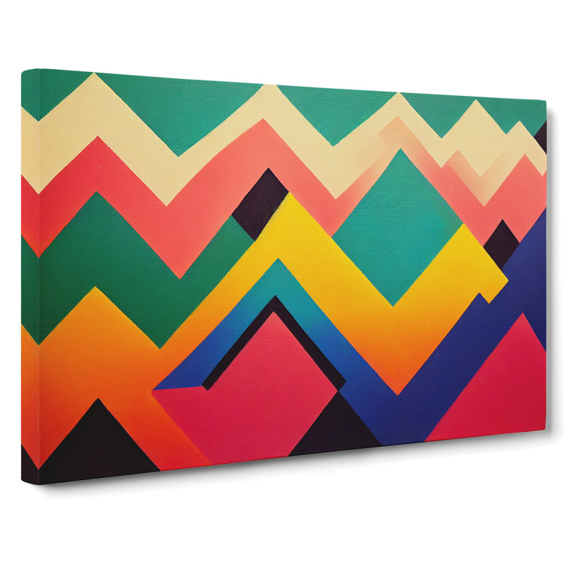 Super Modern Abstract Art - Wrapped Canvas, 50cm H x 76cm W x 3cm D