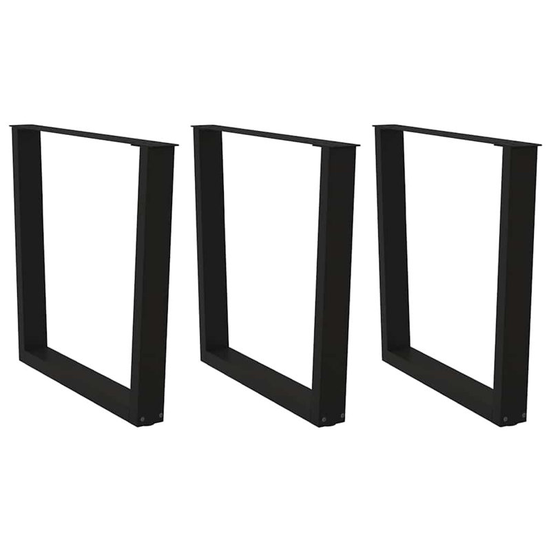 Table Leg, Black, 73.3cm H x 90cm W