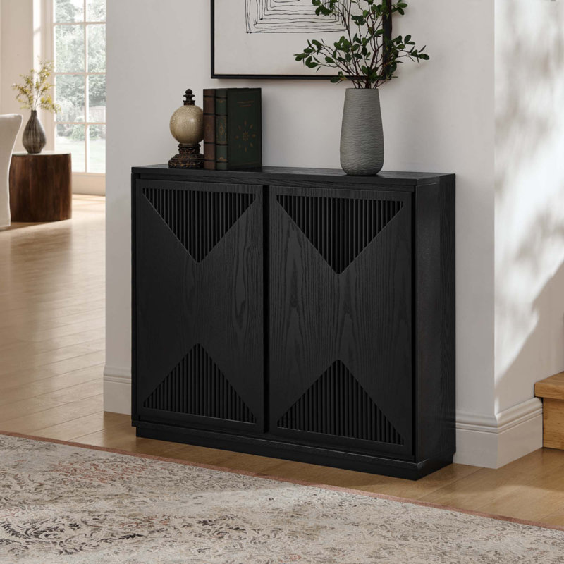 Armoire de rangement Mid-Century moderne en forme de V