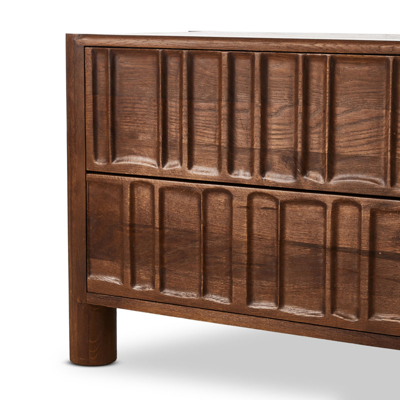 Ezri Nightstand-Cocoa Oak, Cocoa