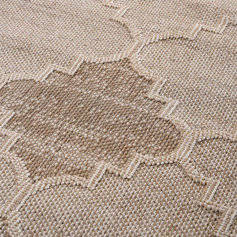 Collection Trellis Indoor Outdoor Area Rug, Rectangle 5'3" x 7'6"