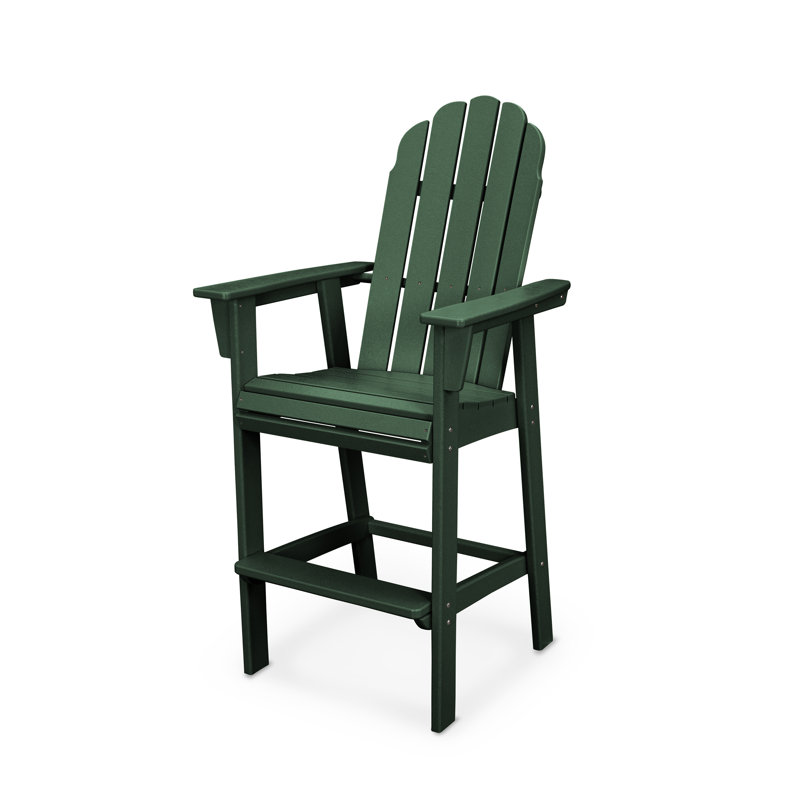 Chaise Adirondack POLYWOOD Vineyard Curveback, 29,38 po, Vert