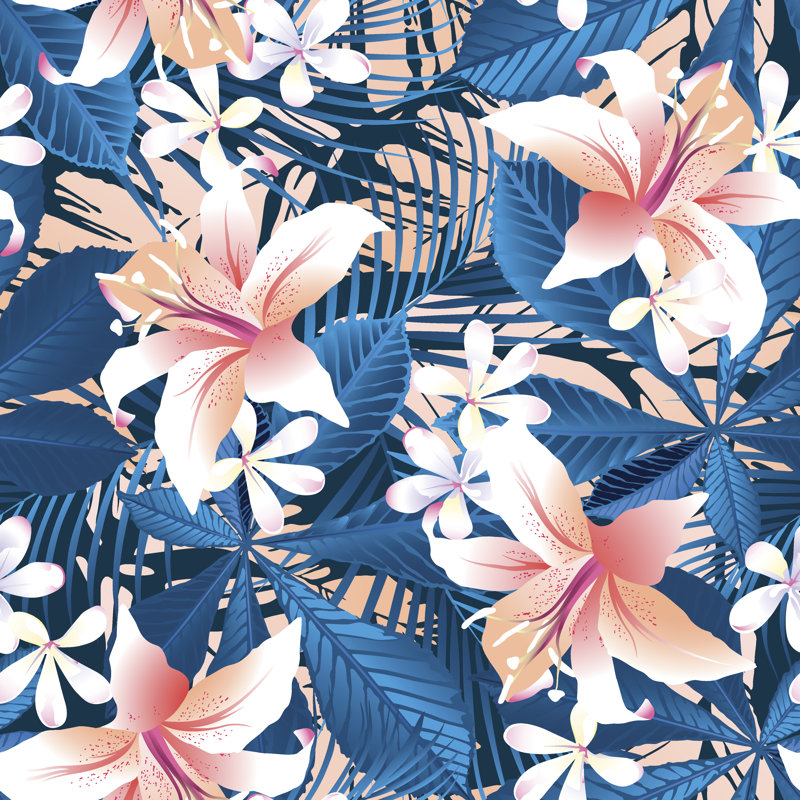 Tropical Hibiscus by Photofixstudio - Wrapped Canvas Print, 30cm H x 30cm W