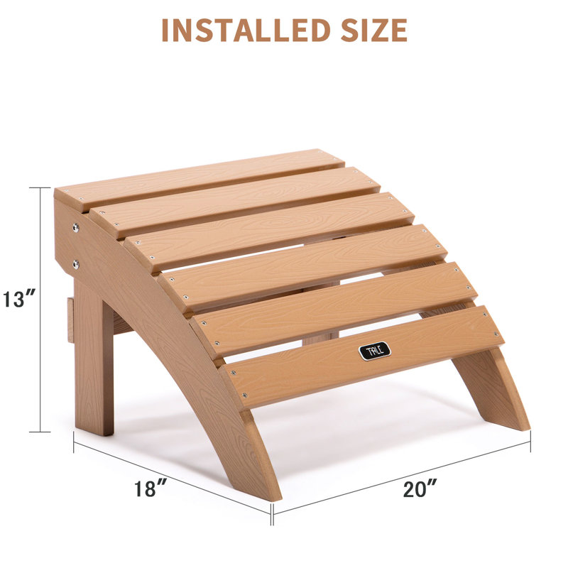 Repose-pieds Garden Furniture, toutes saisons - brun
