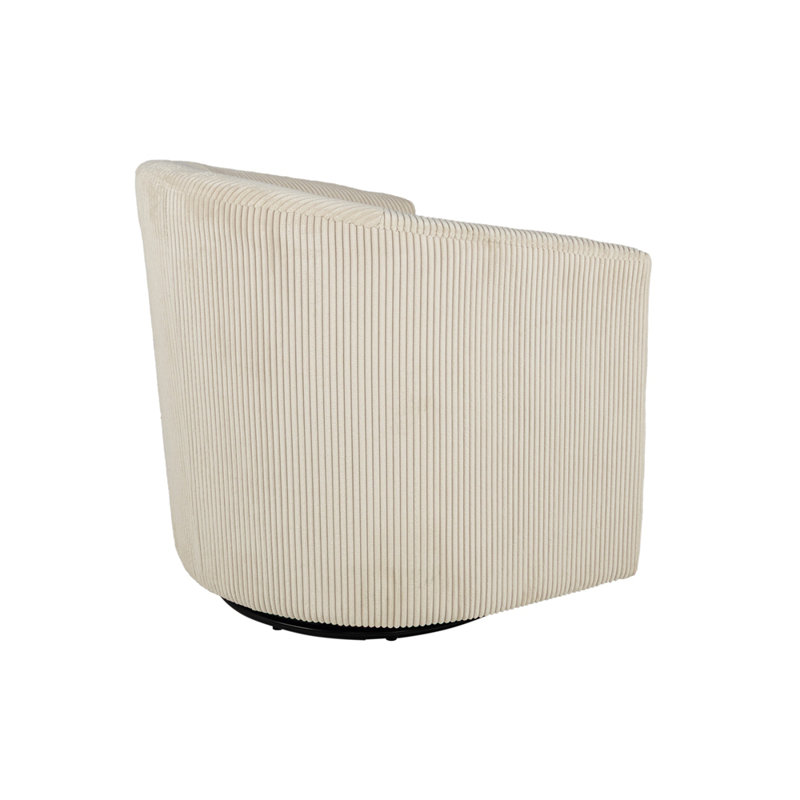 Chaise en velours côtelé 1 pièce
