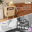 22.83'' H Oak Rattan Nightstand With Open Shelf & Door, Solid Wood Legs, Accent Bedside End Table For Bedroom, Dorm And Small Spaces