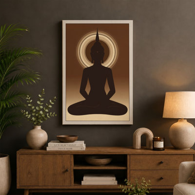 Meditative Light Minimalist - Wrapped Canvas