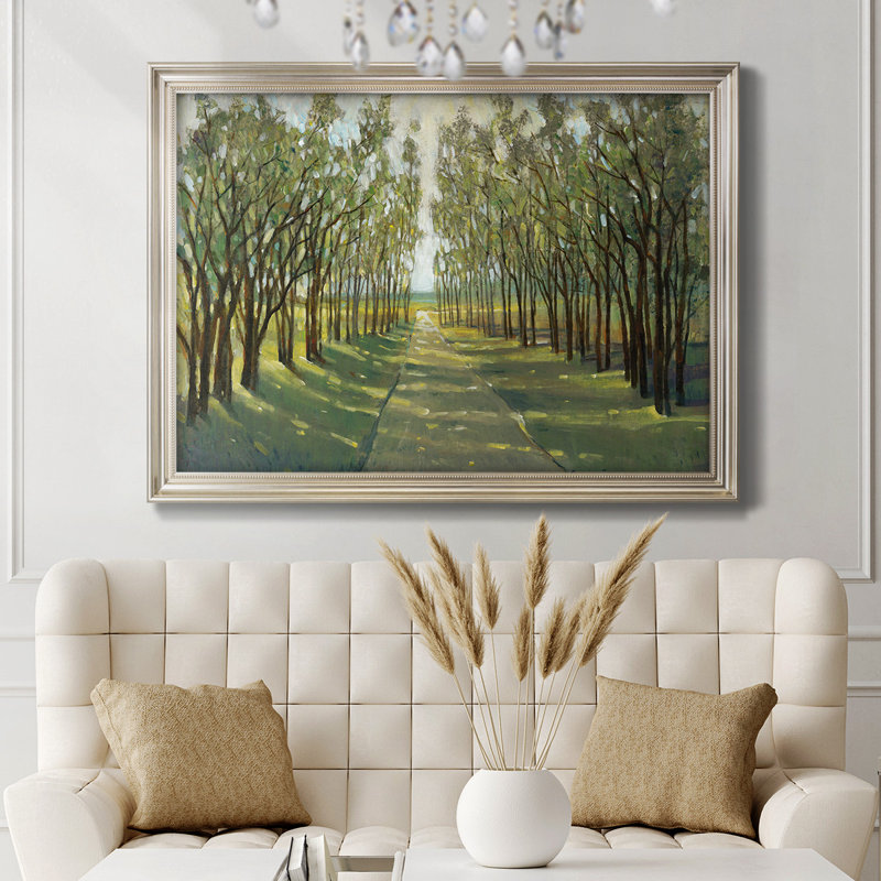 Forest Path - Reproduction de photo sur toile, H 29 po x l 41 po x P 2,5 po