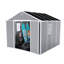 Rangement de rangement 8 * 8 pi - protégé, imperméable et spacieuse remise avec une bonne ventilation