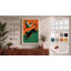 Cat and Crane Ascending Art Deco - Wrapped Canvas-409884203-409884202