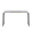Console 59 po, design cascade, perles de bois pour le vestibule - blanc délavé
