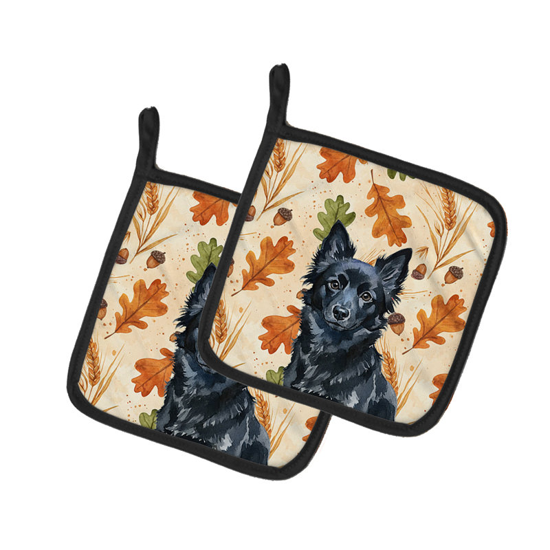 Paire de poignées Schipperke Heirloom Fall