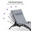 Ensemble de chaises longues inclinables 69,3 "avec coussin détachable et table Gerania-1408147563