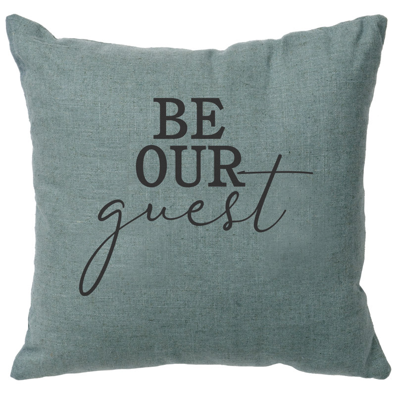 Coussin Linen, Bleu