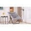 Soft Faux Fur Oversized Folding Accent Chair-935085484