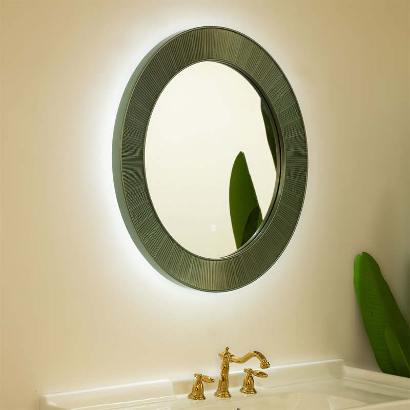 Miroir Cyclis 31 po, Vert / Argent