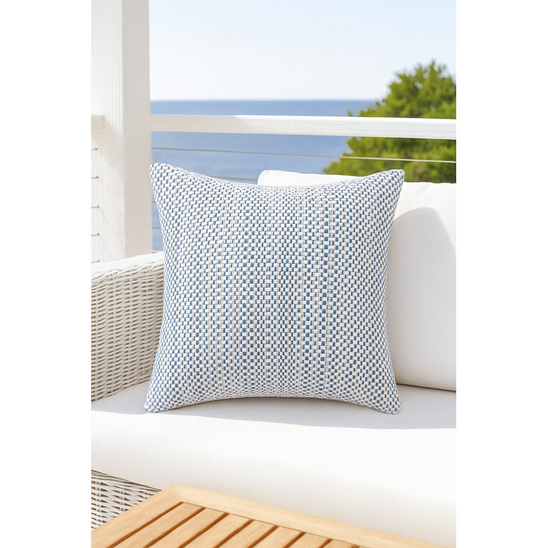 Outdoor Living Pillow Cover, Gray, Square 20", Pillow Cover Only - No Insert