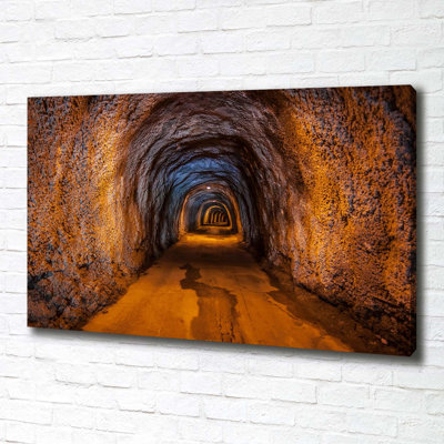 Underground Tunnel - Wrapped Canvas Print