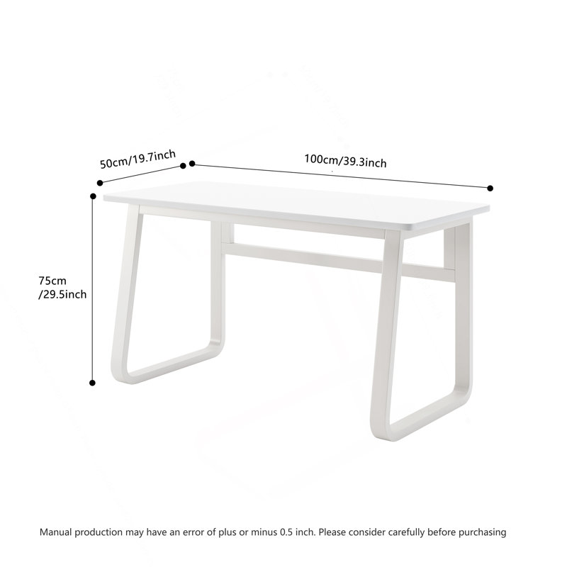 Computer Desk Modern Simple Style Desk For Home Office, Small Writing Table Study Corner Work Desk For Bedroom