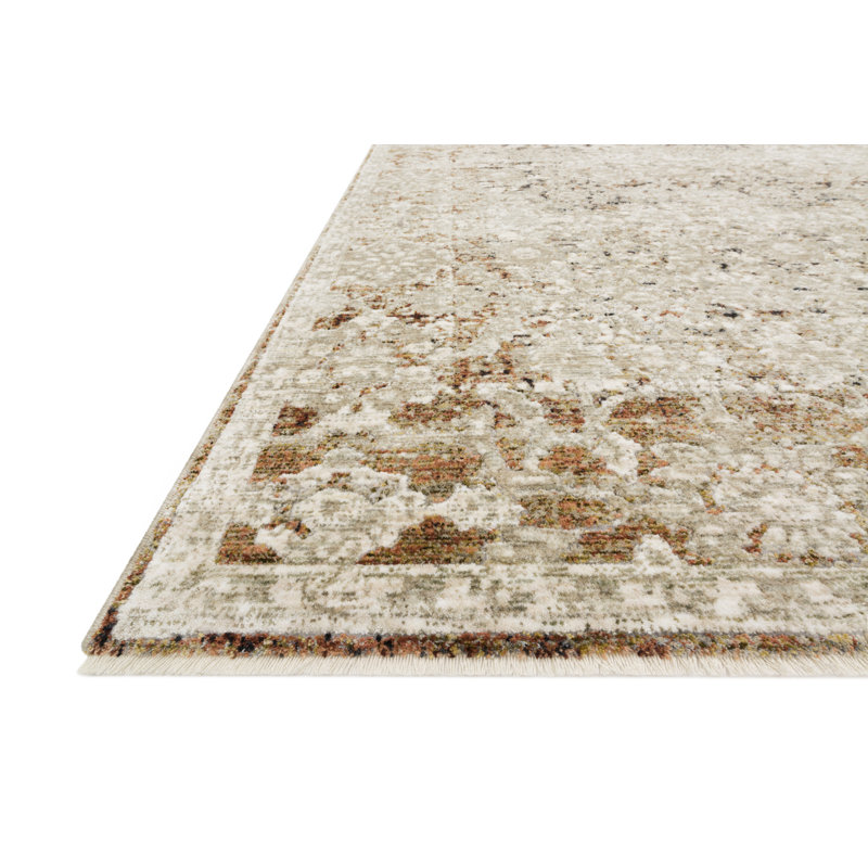 Tapis beige Fuhrman, Carré 1 pi 6 po x 1 pi 6 po