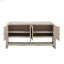 Console U_Style polyvalente avec lattes en bois tissé et placage en bois massif-65170150