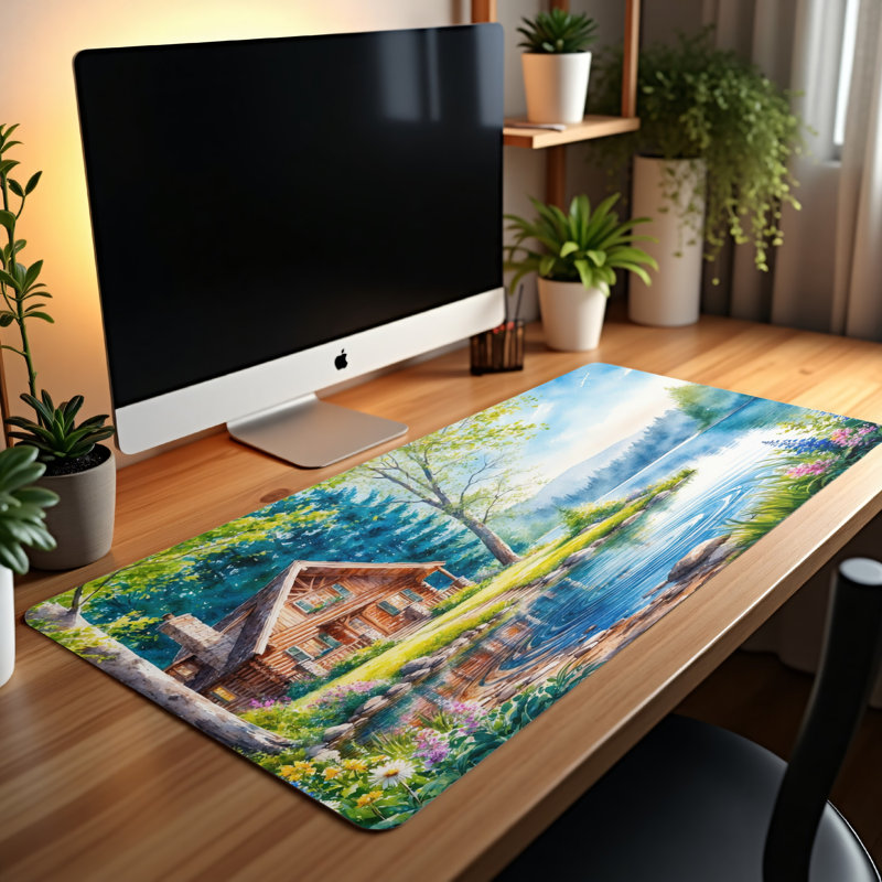 Polyester Desk Pad, 23.6x13.8