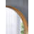 31.5" Round Pine Wood Mirror