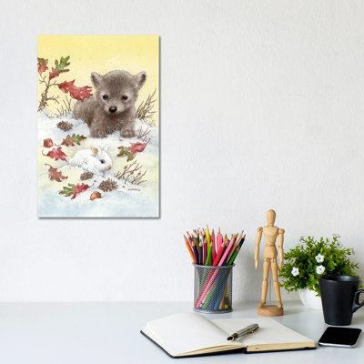 «Baby Wolf» par Giordano Studios - peinture sur toile tendue