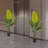 2Pcs Artificial Plant with Base for Indoor Outdoor