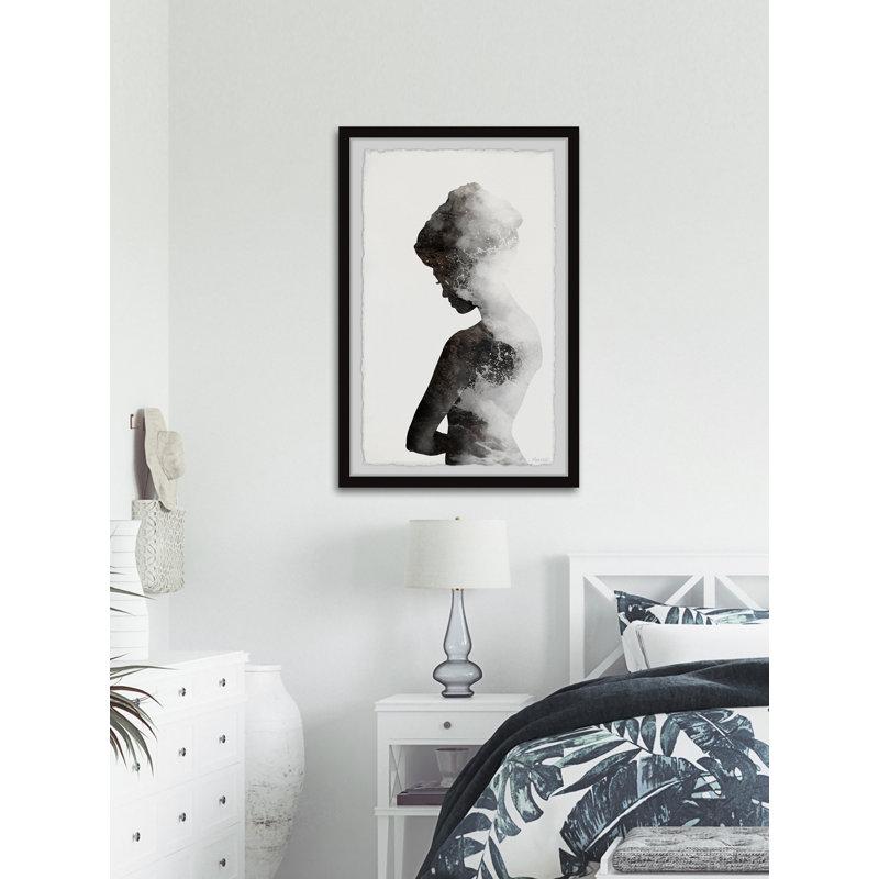 The Silent Waves by Marmont Hill - Single Picture Frame Painting, 45cm H x 38cm W