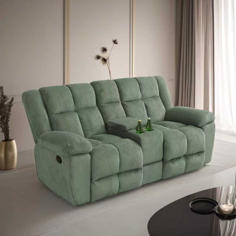 Causeuse de salon inclinable Emerald, Vert