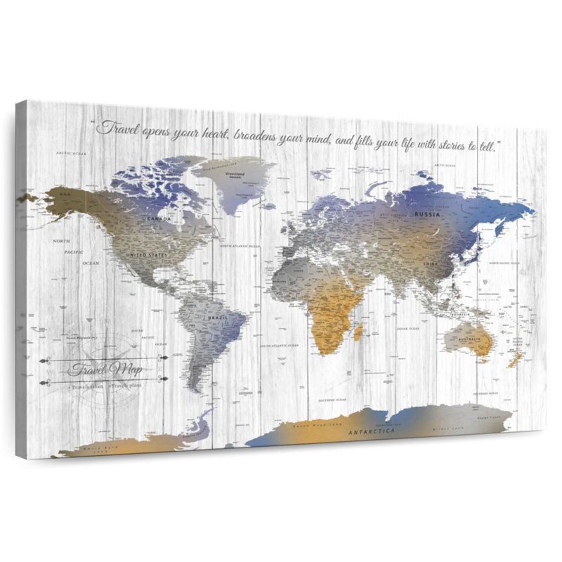Épingle I World Travel Milstead, H 32 po x l 48 po