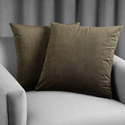Signature Velvet Throw Pillow Covers - Decorative Pillow Covers