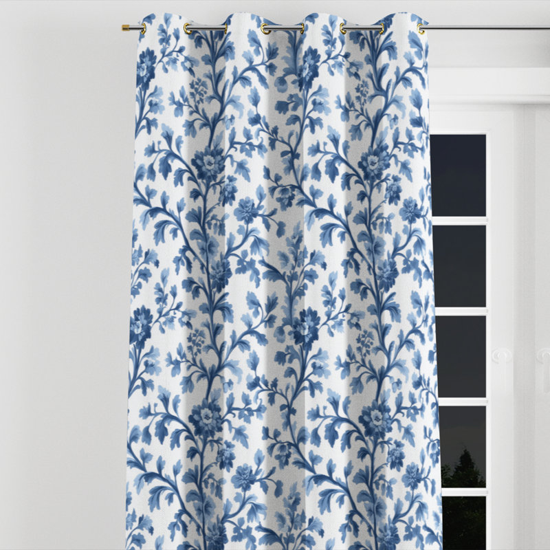 Rideaux en velours Coastal, Œillets dorés, L 52 po x L 84 po