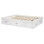 Lit plateforme double avec 6 tiroirs de rangement, blanc antique-326944022-326944009