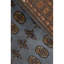 Wool Oriental Area Rug in Beige/Matte Blue/Red