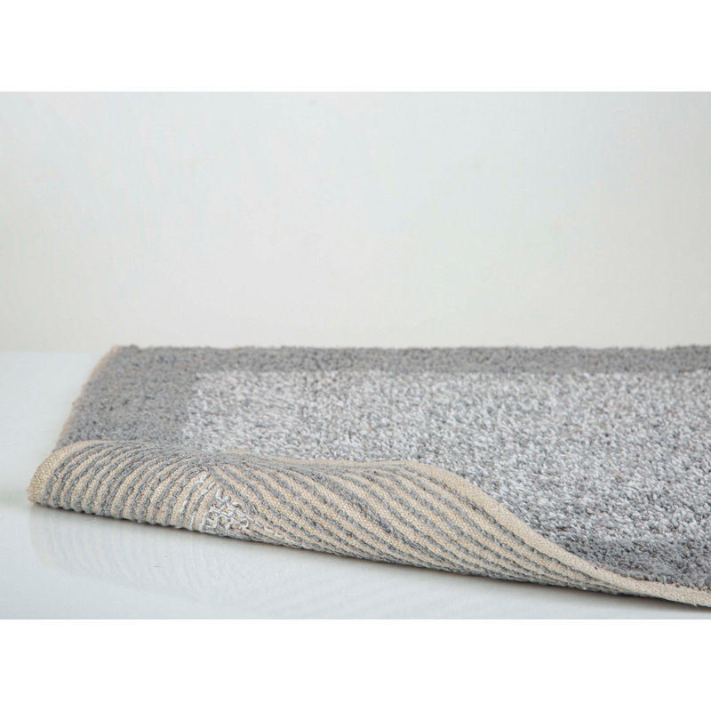Ensemble de 2 tapis de bain Hazem, gris