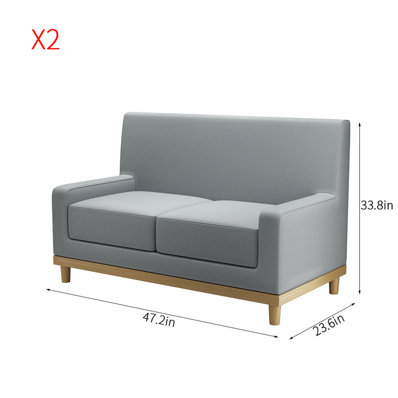 Banc rembourré en similicuir Modern Modern Fashion