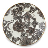 English Garden Enamel Dinner Plate