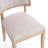 Fully Assembled Dining Chair, Fabric Upholstered Side Chair With Curved Backrest (Set Of 3)-1034808424