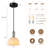  Cataleya Modern 1 - Light Pendant Lamp Shade Natural Marble Pendant Chandelier with Texture-1222088084