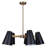 Bernon 5 - Light Dimmable Bell Chandelier