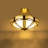 Keyin 17.71Inch Classic Flower-shaped Ceiling Light