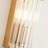 Sharima Ribbed Glass Rod Cylindrical Wall Light, 2 Heads Wall Lamp Wall Sconce-1159830124
