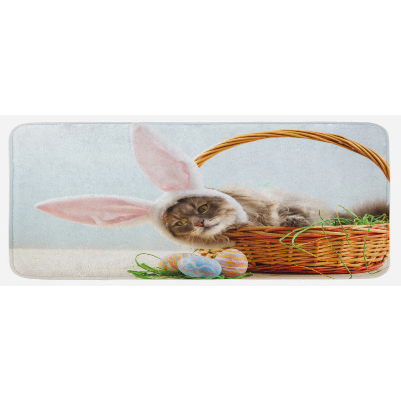 Tapis de cuisine lapin