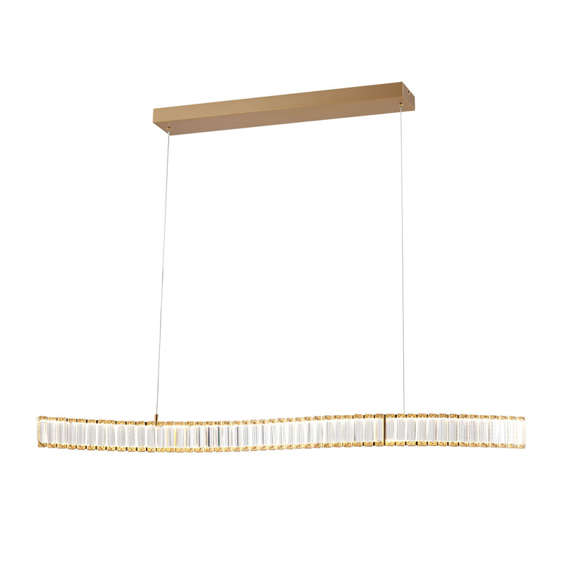 Lustre linéaire moderne à DEL Oballa