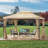 Elina 12 Ft. W x 10 Ft. D Iron Patio Gazebo